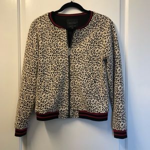 Sanctuary Leopard Print Bomber Jacket